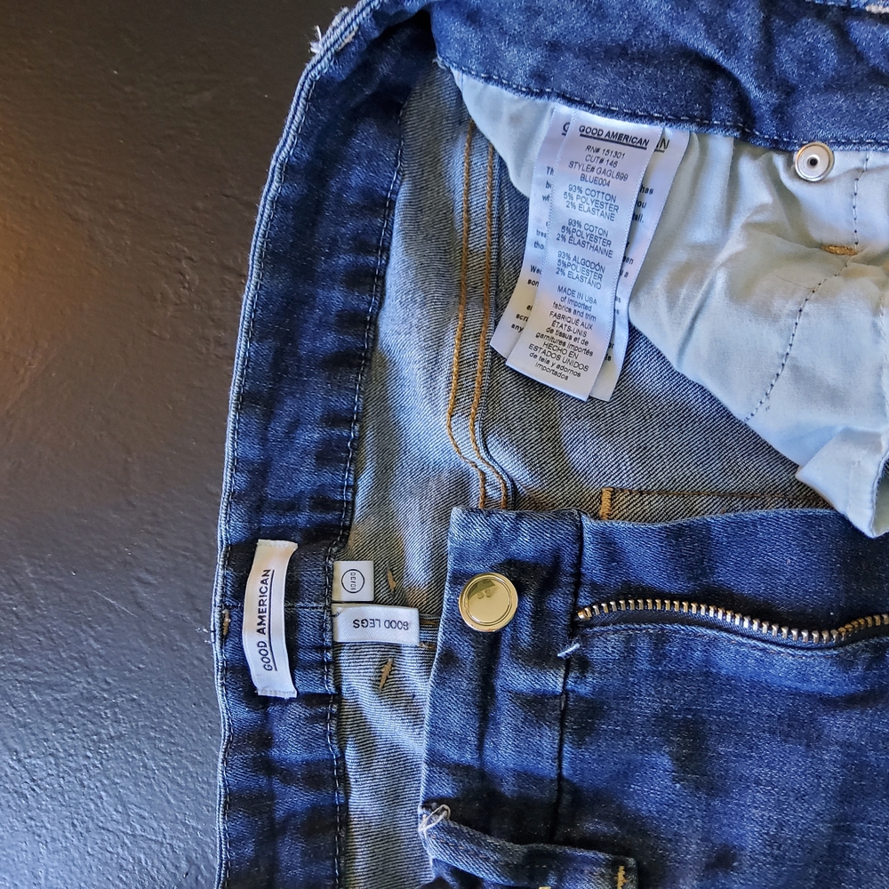 Good American High Rise Blue Jeans - Picture 5 of 6